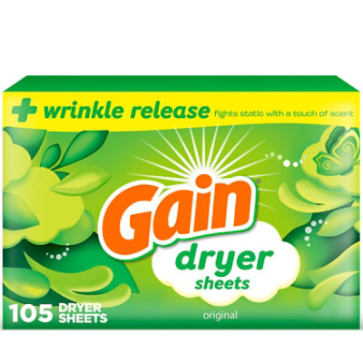 Gain Dryer Sheets Original - 105 Count