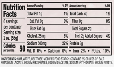 Farmer John Ham Low Sodium - 12 Oz - Image 2