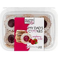 My Dads Cookie Gluten Free Raspberry Linzer - 6 Oz - Image 2
