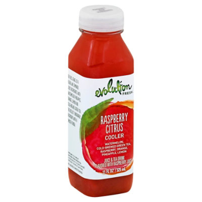 Evolution Fresh Juice & Tea Drink Raspberry Citrus Cooler 11 Fl. Oz. Vons