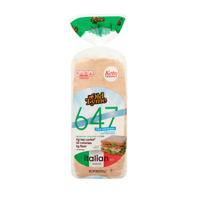 Schmidt Old Tyme 647 Italian Hoagie Rolls Low Calorie Bread - 6 Count - Image 1