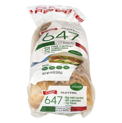 Schmidt Old Tyme 647 Italian Hoagie Rolls Low Calorie Bread - 6 Count - Image 5