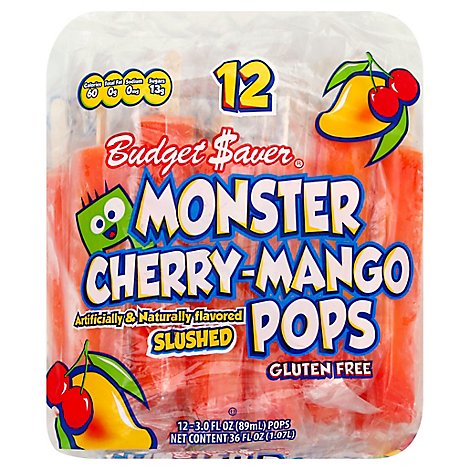 Budget Saver Cherry Mango Pop - 12 Count