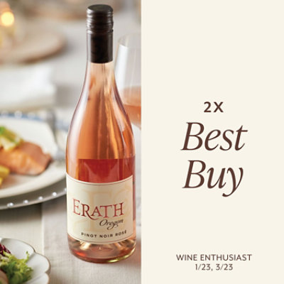 Erath Wine Pinot Noir Rose Oregon - 750 Ml - Image 3