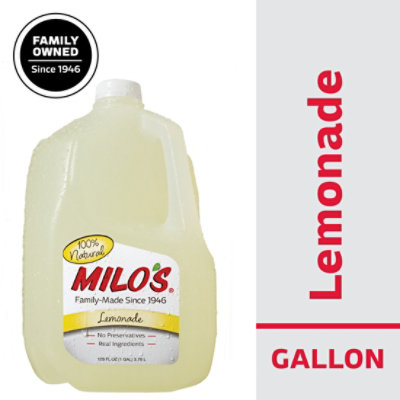 Milos Lemonade Chilled - 128 Oz - Image 1