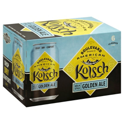 Boulevard Brewing Company Malt Beverage American Kolsch Koln Style Golden Ale - 6-12 Fl. Oz. - Image 1