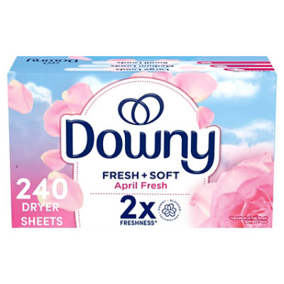 Downy Fabric Softener Dryer Sheets April Fresh