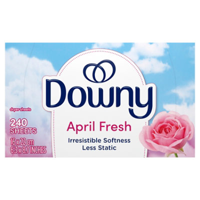 Downy Fabric Softener Dryer Sheets April Fresh - 240 Count - Image 8