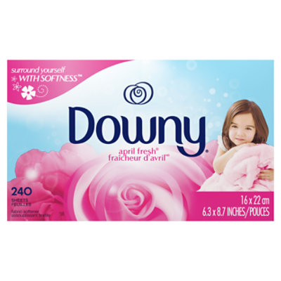 Downy Fabric Softener Dryer Sheets April Fresh - 240 Count - Image 1