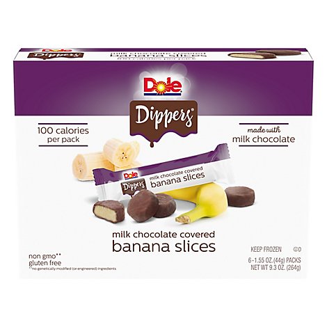 Dole Banana Dippers Milk Chocolate - 1.55 Oz
