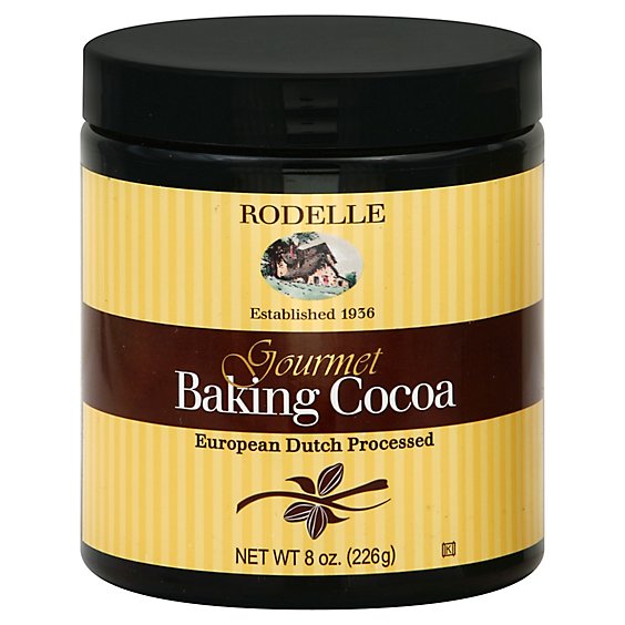 Rodelle Gourmet Baking Cocoa - 8 Oz
