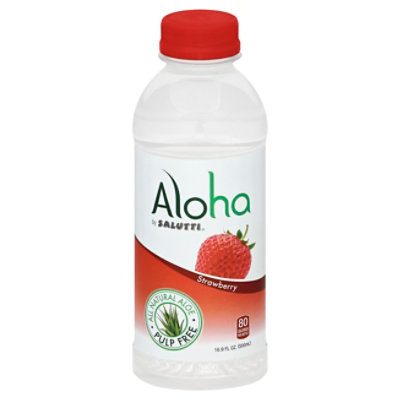 Aloha Water Aloe Strwbry Flvr 16 Fl. Oz. Andronico's