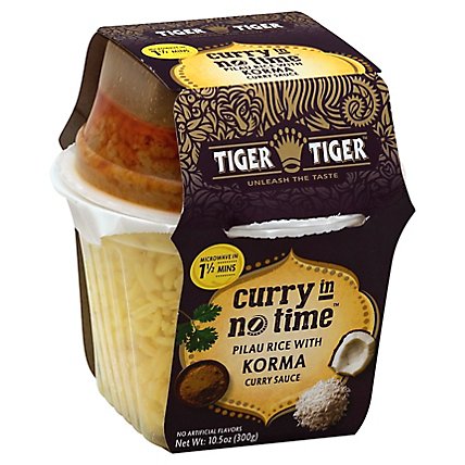 Tiger Tiger Entree Korm Rice & Curry - 10.5 Oz - Image 1