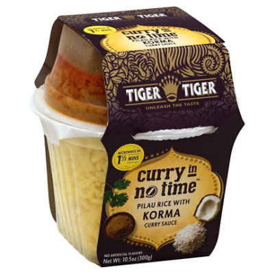 Tiger Tiger Entree Korm Rice & Curry - 10.5 Oz - Image 1