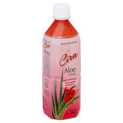 Cira Aloe Drink Watermelon Strawberry 16.9 Fl. Oz. Albertsons