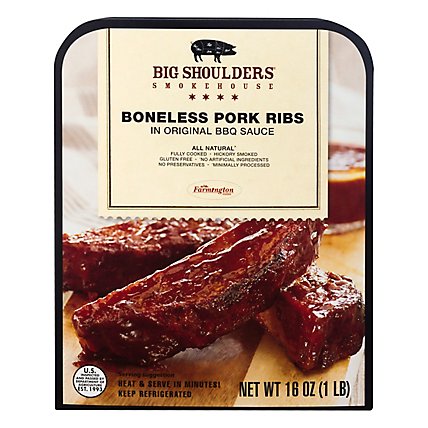 Big Shoulders Boneless Ribs In BBQ Sauce - 16 Oz - Image 3