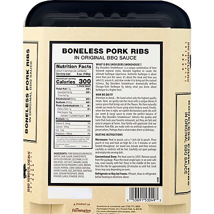 Big Shoulders Boneless Ribs In BBQ Sauce - 16 Oz - Image 6