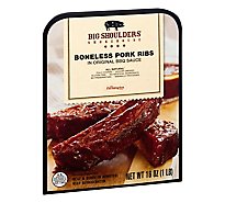 Big Shoulders Boneless Ribs In BBQ Sauce - 16 Oz