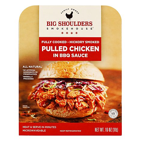 Big Shoulders Smokehouse Hand Pulled Chicken - 16 Oz