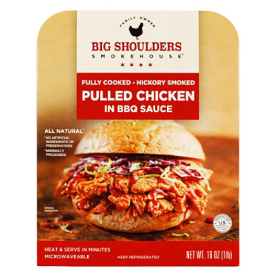 Big Shoulders Pulled Chicken In BBQ Sauce - 16 Oz - Image 1