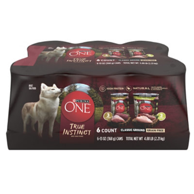 Purina ONE True Instinct Turkey & Venison Wet Dog Food - 6-13 Oz - Image 1