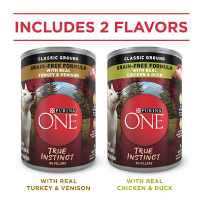 Purina ONE True Instinct Turkey & Venison Wet Dog Food - 6-13 Oz - Image 4