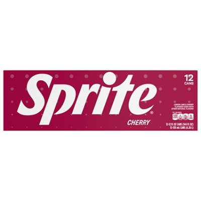 Sprite Soda Pop Cherry Pack In Cans - 12-12 Fl. Oz. - Image 1