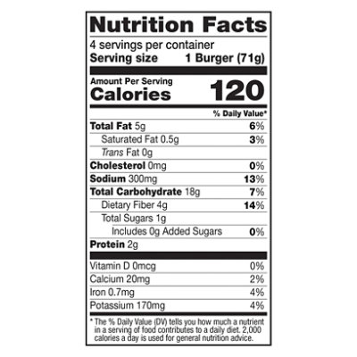 Dr. Praeger Burger Veg Mushroo - 10 Oz - Image 3