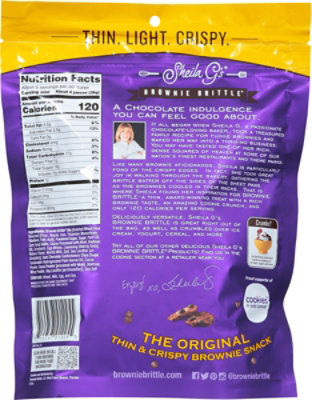 Sheila Gs Brownie Brittle Dark Chocolate Sea Salt - 5 Oz - Image 6
