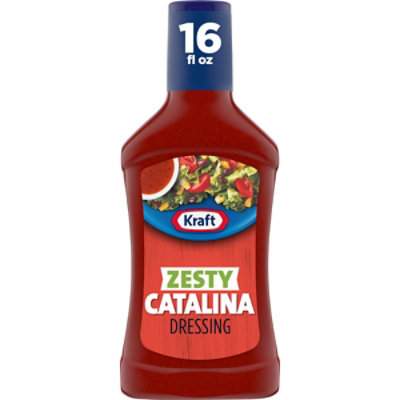 Kraft Zesty Catalina Salad Dressing Bottle - 16 Fl. Oz. - Image 1