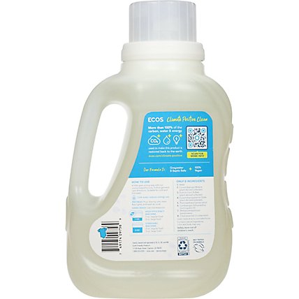 ECOS Laundry Detergent Liquid With Built In Fabric Softener 2X Lemongrass Jug - 50 Fl. Oz. - Image 5