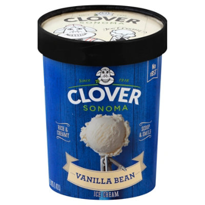 Clover Sonoma Vanilla Bean Ice Cream - 1.5 QT