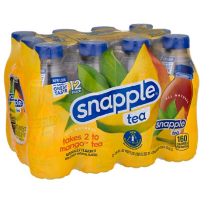 Snapple Mango Tea - 12-16 Fl. Oz. - Image 1