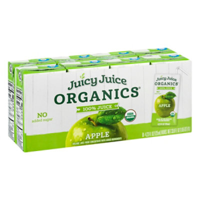 Juicy Juice Organics Apple Juice 100% Organic Apple Juice, 8 ct