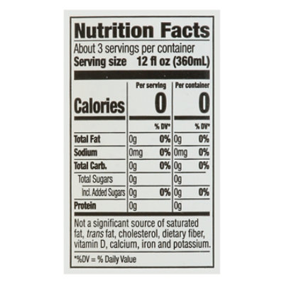 Signature SELECT Lemon Lime Seltzer Water - 1 Liter - Image 3