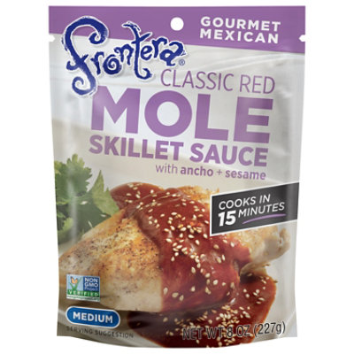 Frontera Sauce Skillet Mole Classic Red Medium Pouch - 8 Oz - Image 3