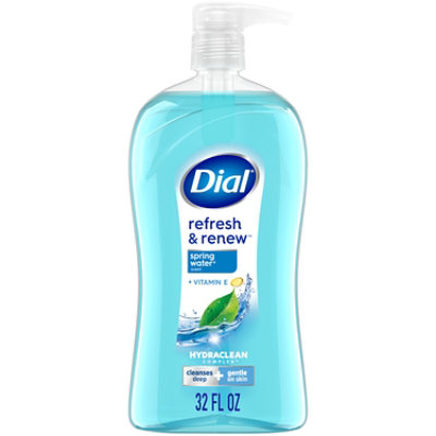 Dial Body Wash Spring Water With Moisturizer Value Size - 32 Oz
