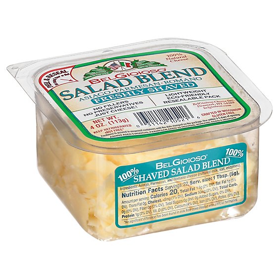 BelGioioso Salad Blend Freshly Shaved Cheese - 4 Oz