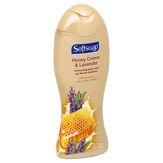 Softsoap Body Wash Moisturizing Honey Creme & Lavender - 18 Fl. Oz.