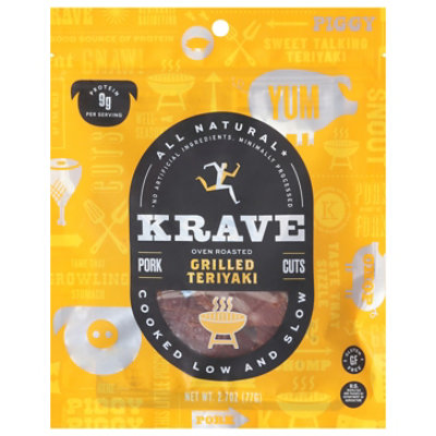 Krave Pork Jerky Grilled Sweet Teriyaki - 2.7 Oz - Image 3