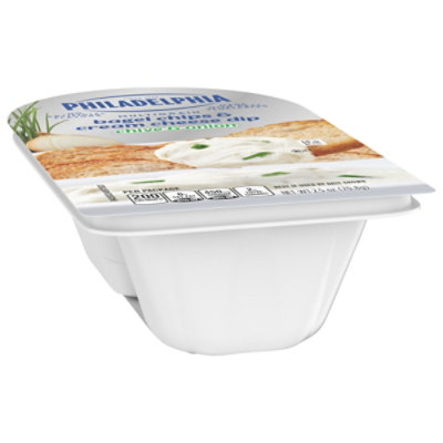 Philadelphia Multigrain Bagel Chips & Chive & Onion Cream Cheese Dip - 2.5 Oz - Image 3