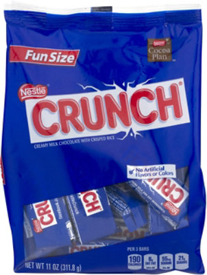 Crunch Milk Chocolate With Crisped Rice Fun Size - 11 Oz - Image 1