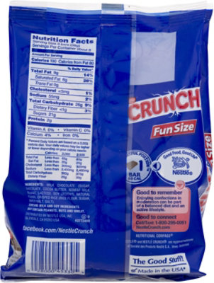 Crunch Milk Chocolate With Crisped Rice Fun Size - 11 Oz - Image 2