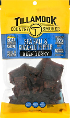 Tillamook Cs Simply Crafted Sea Sal N Pepper Beef Jerky - 10 Oz - Image 2