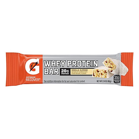 Gatorade Protein Bar Whey Recover Vanilla Almond - 2.8 Oz