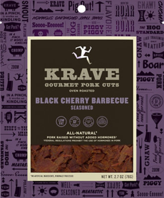 Krave Pork Jerky Black Cherry Barbecue Seasoned - 2.7 Oz - Image 2