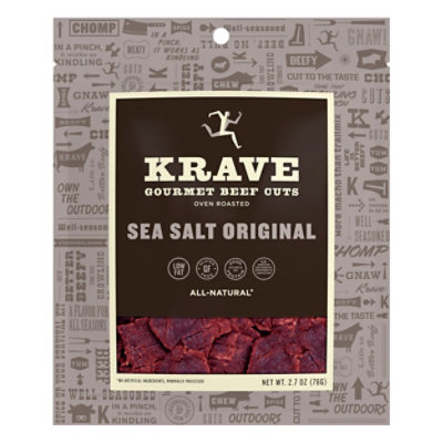 Krave Beef Jerky Sea Salt Original - 2.7 Oz - Image 3