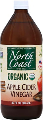 North Coast Vinegar Apple Cider Organic - 32 Fl. Oz. - Image 2