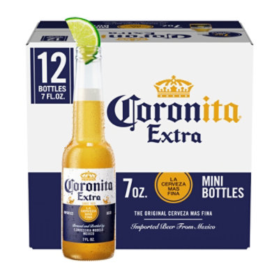 Corona Extra Coronita Beer Mexican Lager 4.6% ABV Bottles - 12-7 Fl. Oz. - Image 1