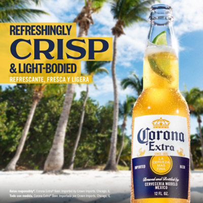Corona Extra Coronita Beer Mexican Lager 4.6% ABV Bottles - 12-7 Fl. Oz. - Image 4
